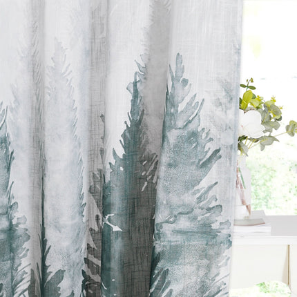 Zasłona ogrodowa z motywem lasu