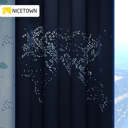 Gładka jednokolorowa zasłona zaciemniająca