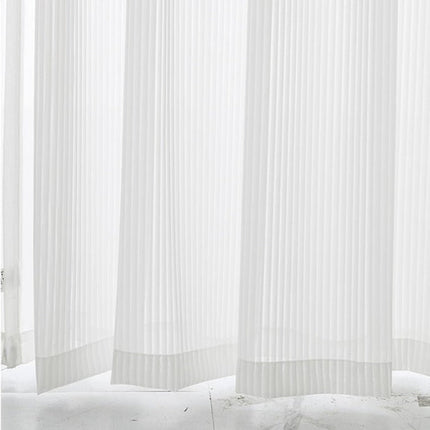 Nowoczesna plisowana firana do salonu