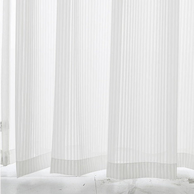 Nowoczesna plisowana firana do salonu