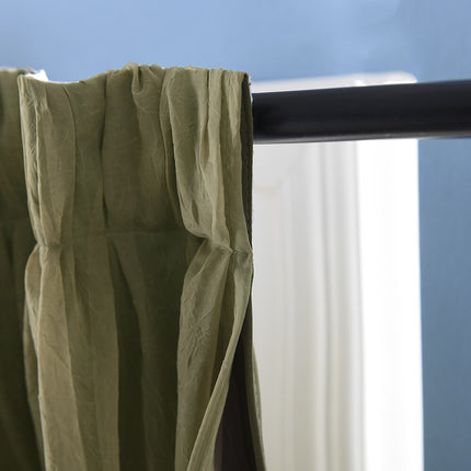 Podwójna zasłona z woalem do sypialni