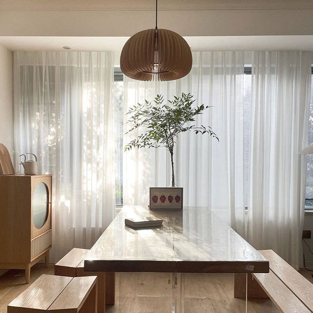 Nowoczesna plisowana firana do salonu