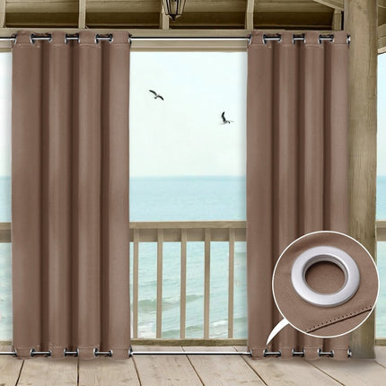 Zasłona na pergolę na przelotkach