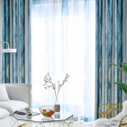 Delikatna firana w abstrakcyjne złote wzory