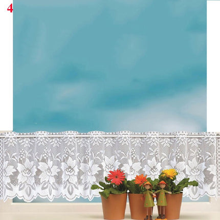 Koronkowa zazdrostka kuchenna w łuk