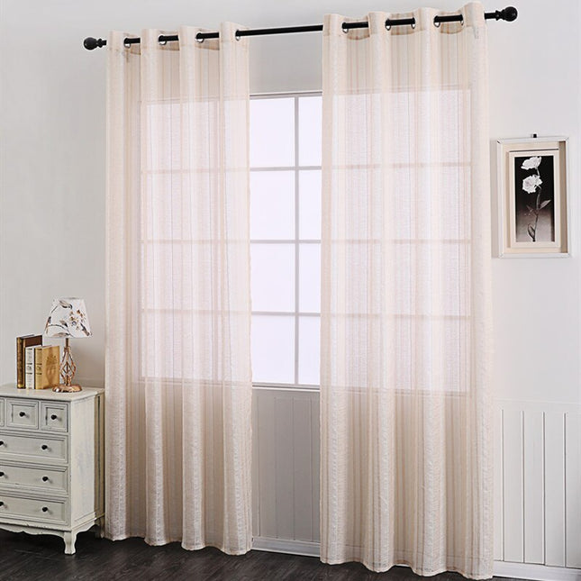 Firana woalowa z delikatnym wzorem