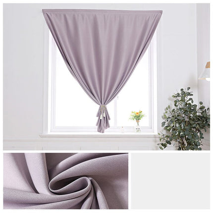 Lawendowa zasłona na rzep do okna