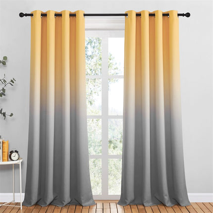 Zasłona zaciemniająca z efektem ombre