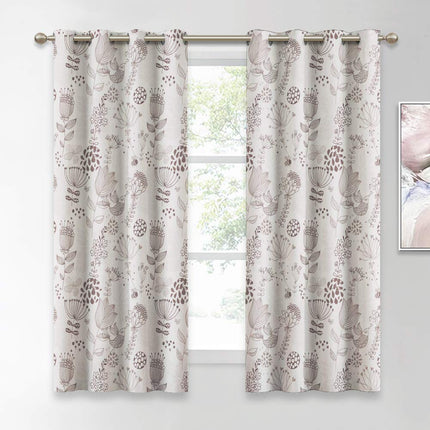 Zasłona na przelotkach w polne kwiaty