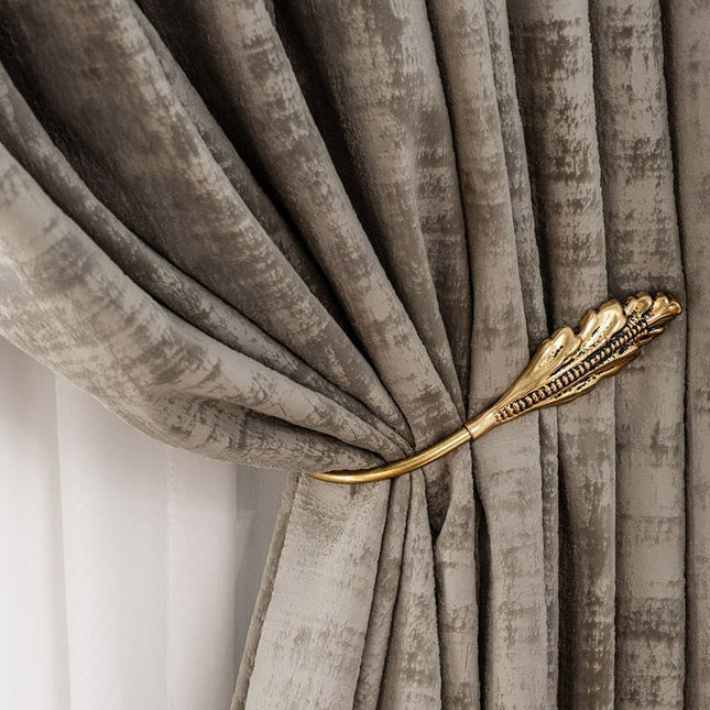 Turkusowa zasłona welurowa zaciemniająca