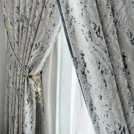 Zasłona zaciemniająca w abstrakcyjny wzór