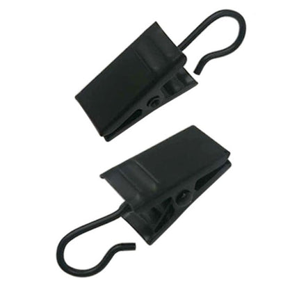 Metalowe żabki z haczykiem do firan