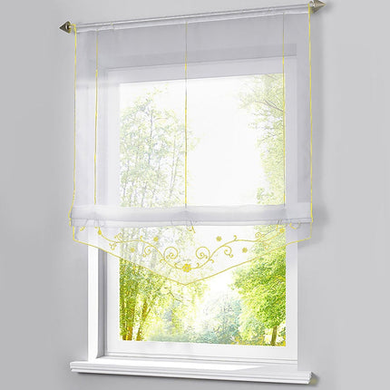 Wiązana zazdrostka kuchenna z haftem