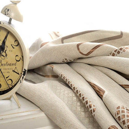 Nowoczesna zasłona w geometryczny wzór