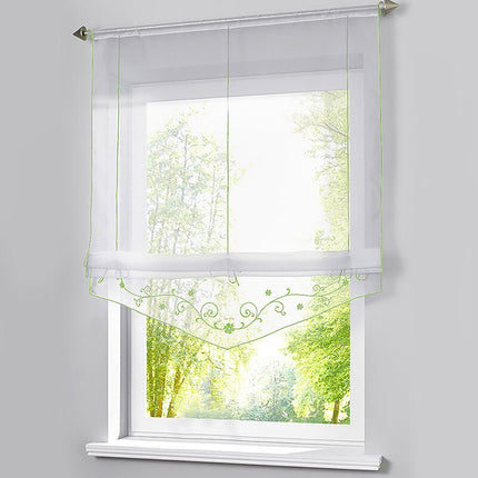 Wiązana zazdrostka kuchenna z haftem