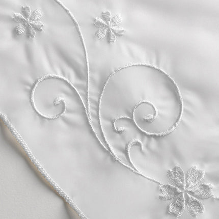 Wiązana zazdrostka kuchenna z haftem