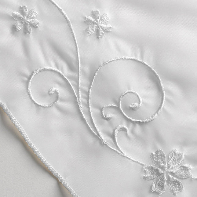 Wiązana zazdrostka kuchenna z haftem