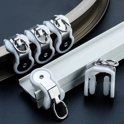 Sufitowa szyna zasłonowa gięta łukowa