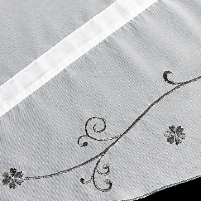 Wiązana zazdrostka kuchenna z haftem