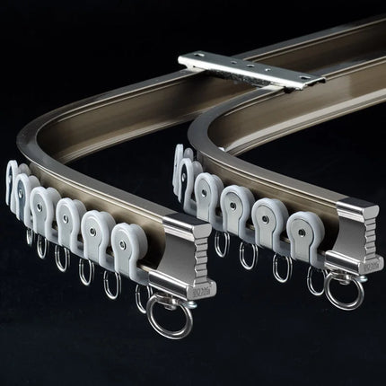 Sufitowa szyna zasłonowa gięta łukowa