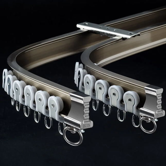 Sufitowa szyna zasłonowa gięta łukowa