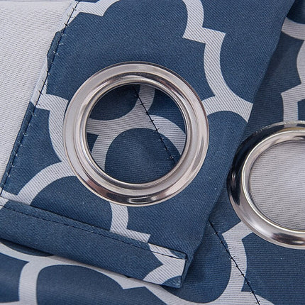 Zasłona w marokański wzór geometryczny koniczyna