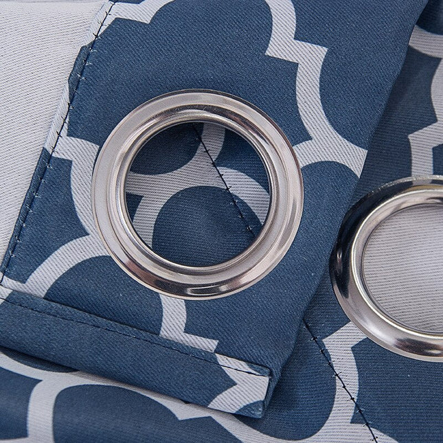 Zasłona w marokański wzór geometryczny koniczyna