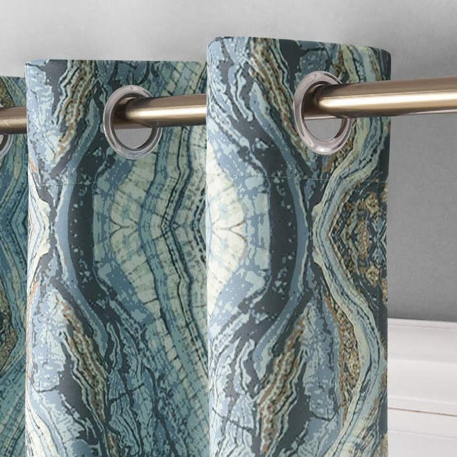 Nowoczesna zasłona w abstrakcyjny wzór