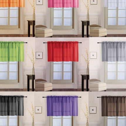 Nowoczesna zazdrostka woalowa do kuchni