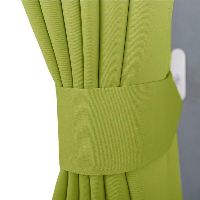 Gładka zasłona zaciemniająca w kolorze szałwii