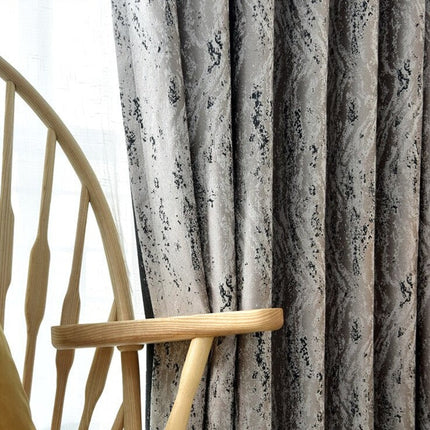 Zasłona zaciemniająca w abstrakcyjny wzór