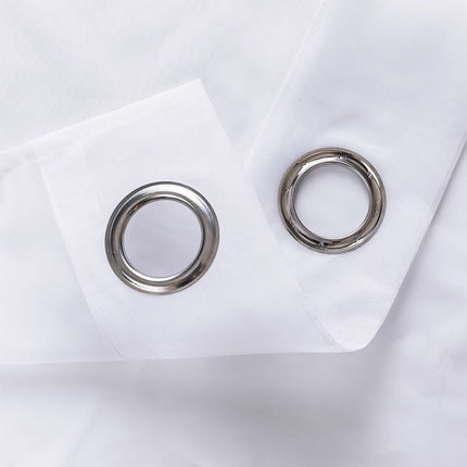 Półprzezroczysta zasłona do salonu gładka