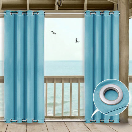 Zasłona zewnętrzna na balkon na przelotkach