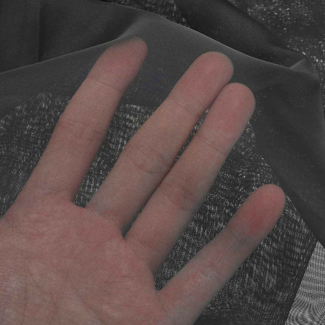 Firana woalowa transparentna na szelkach