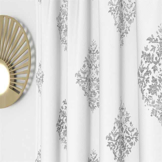 Elegancka zasłona w adamaszkowy wzór
