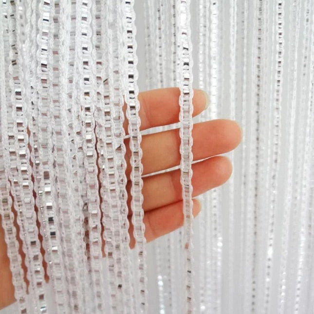 Nowoczesna firana w pionowe paski