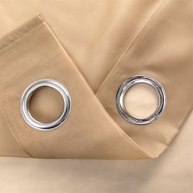 Półprzezroczysta zasłona do salonu gładka