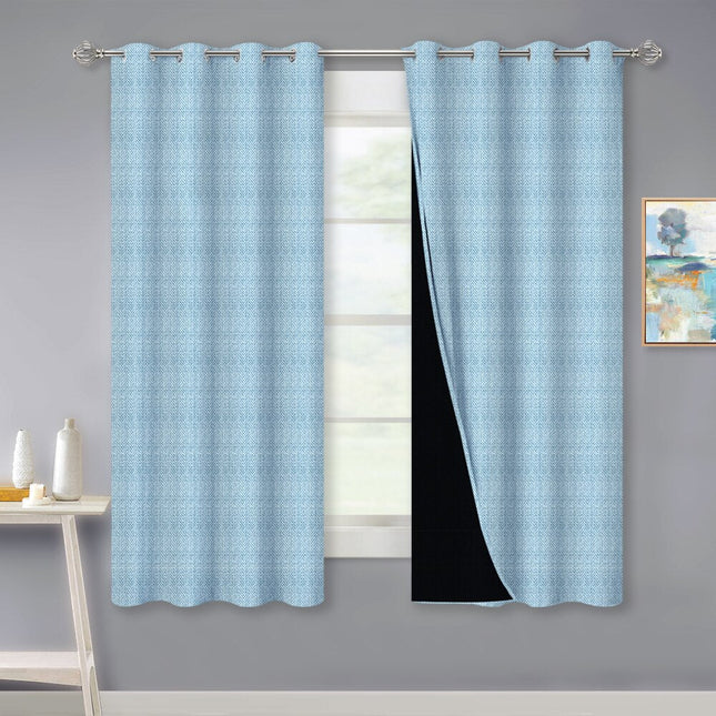 Gruba zasłona zaciemniająca na przelotkach