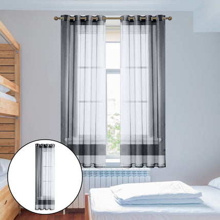 Szara firana ogrodowa na taras