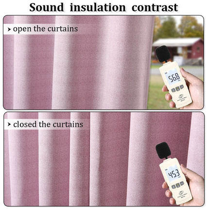 Gruba zasłona zaciemniająca na przelotkach