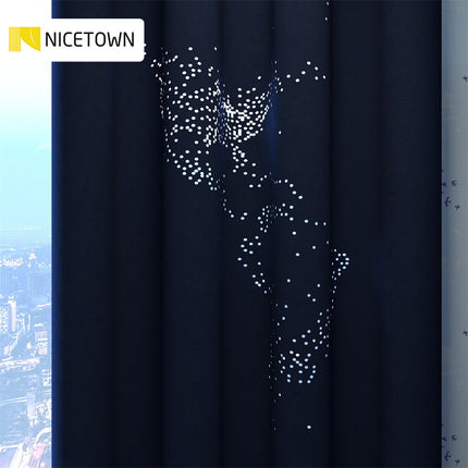 Gładka jednokolorowa zasłona zaciemniająca