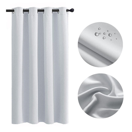 Jasnoszara wodoodporna zasłona ogrodowa