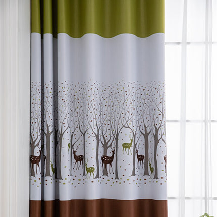Zasłona do pokoju dziecka las