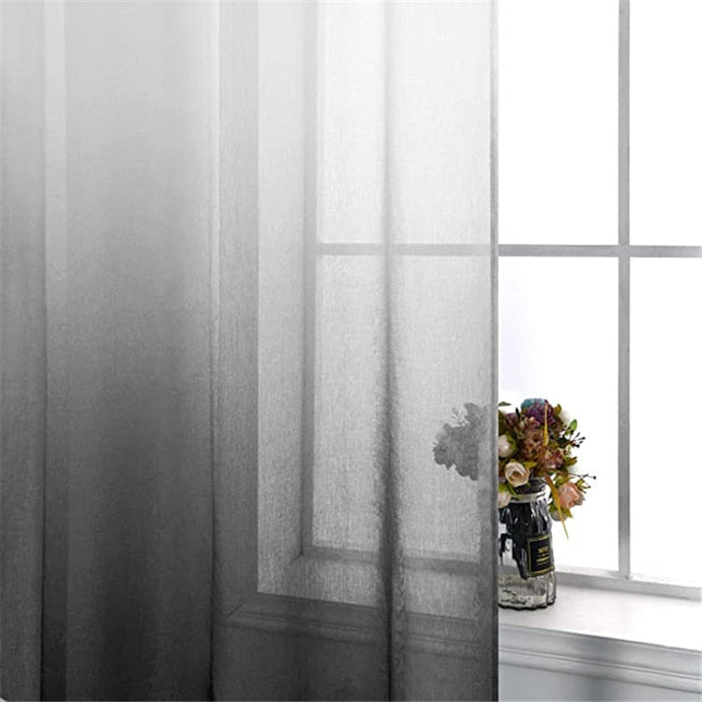 Nowoczesna firana z efektem cieniowania