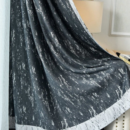 Zasłona zaciemniająca w abstrakcyjny wzór