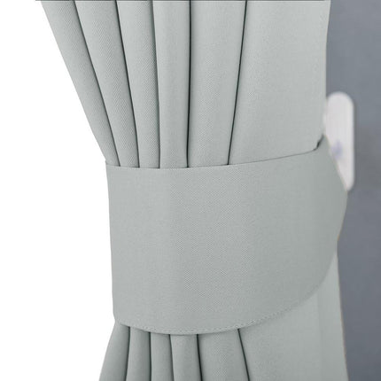 Gładka zasłona zaciemniająca w kolorze szałwii