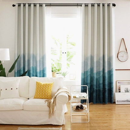 Nowoczesna zasłona zaciemniająca z efektem ombre