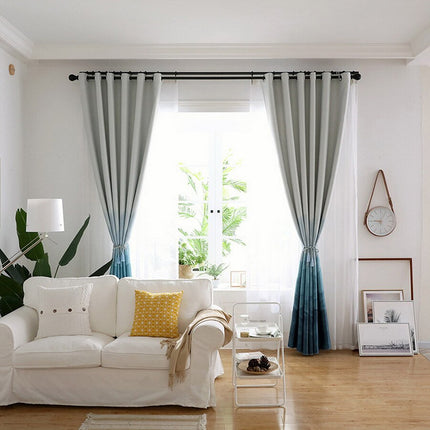 Nowoczesna zasłona zaciemniająca z efektem ombre