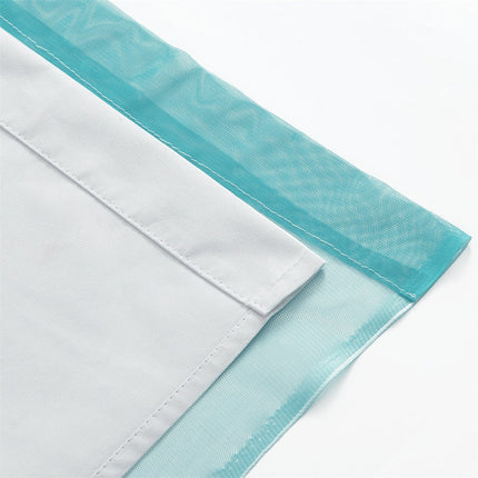 Zaciemniająca zasłona ombre z woalem