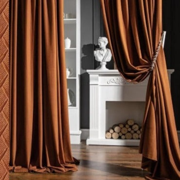 Zasłona o splocie koszykowym